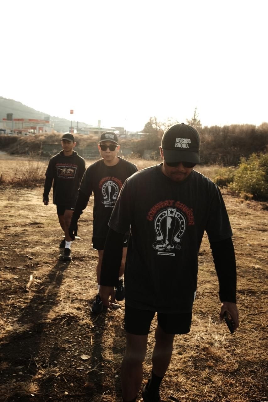 Two runners on a dirt trail